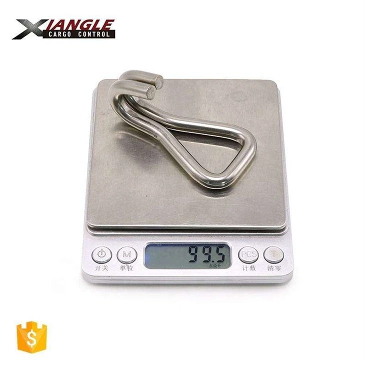 27mm 304 Stainless Steel Metal Double J Hook For Ratchet Lashing