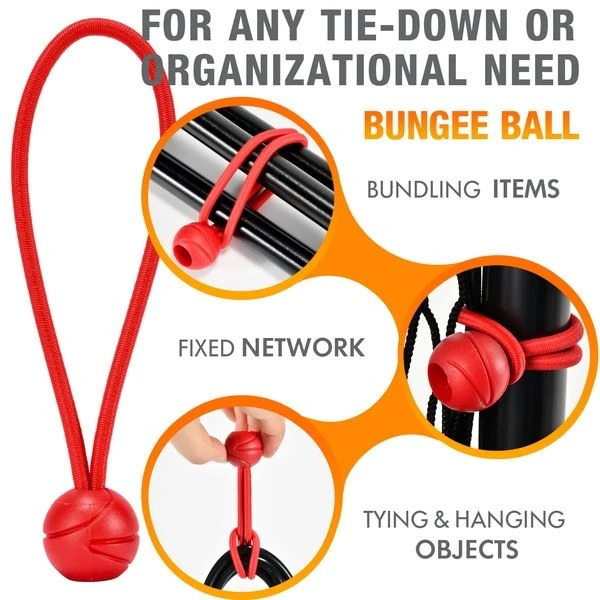 Color Ball Bungee Cords For Tarps Shelter Cargo Tents